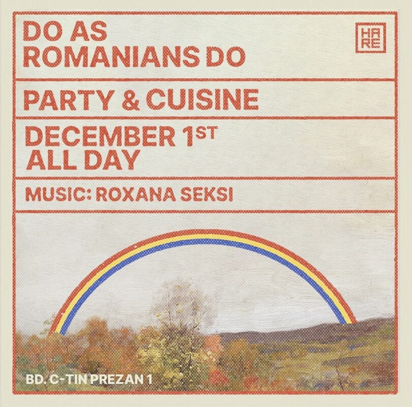 Do as Romanians Do, Party & Cuisine on December 1st